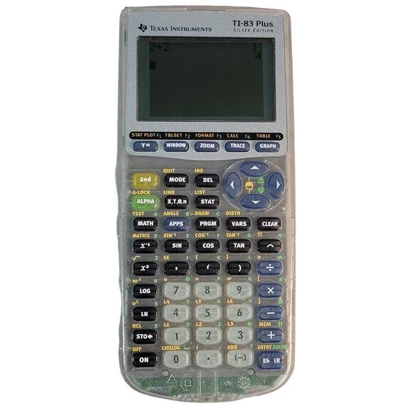 Texas Instruments TI-83 Plus Silver Edition Graphic Scientific Calculator Clear - Picture 8 of 12